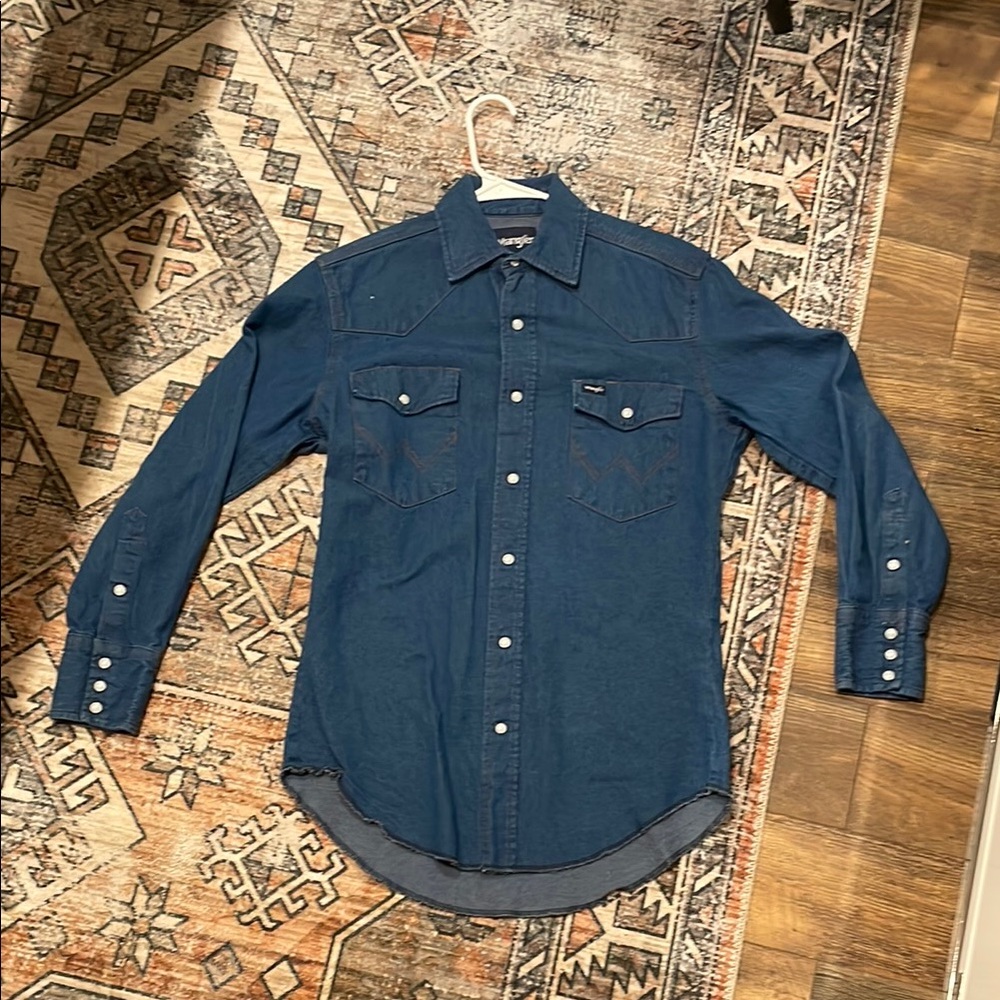 Men's Blue Denim Shirt